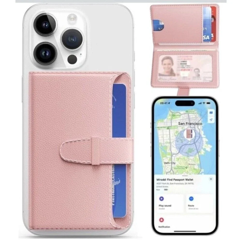 MagSafe Wallet for iPhone 12-16 Pro Max,‎ RFID, Find My, 4 Slots, Strong Magnet